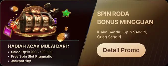 LUCKYSPIN!! RODA BONUS MINGGUAN